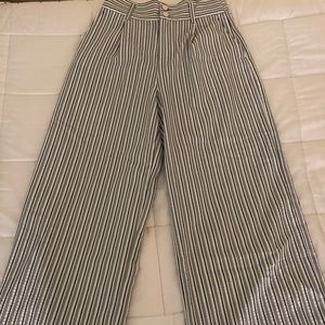 Zara Lightweight Blue Capris, trf Collection, XS